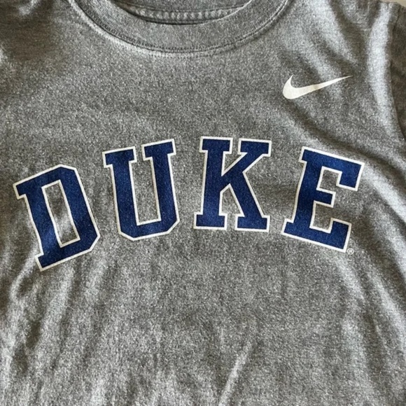Nike Duke Gray Short Sleeve Graphic Tee Mens XS - Picture 2 of 4